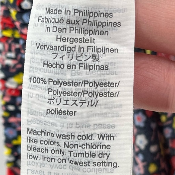 J. Crew Floral Whimsygoth High-Low Faux Wrap Cottagecore Midi Skirt Size XXS - Picture 6 of 11